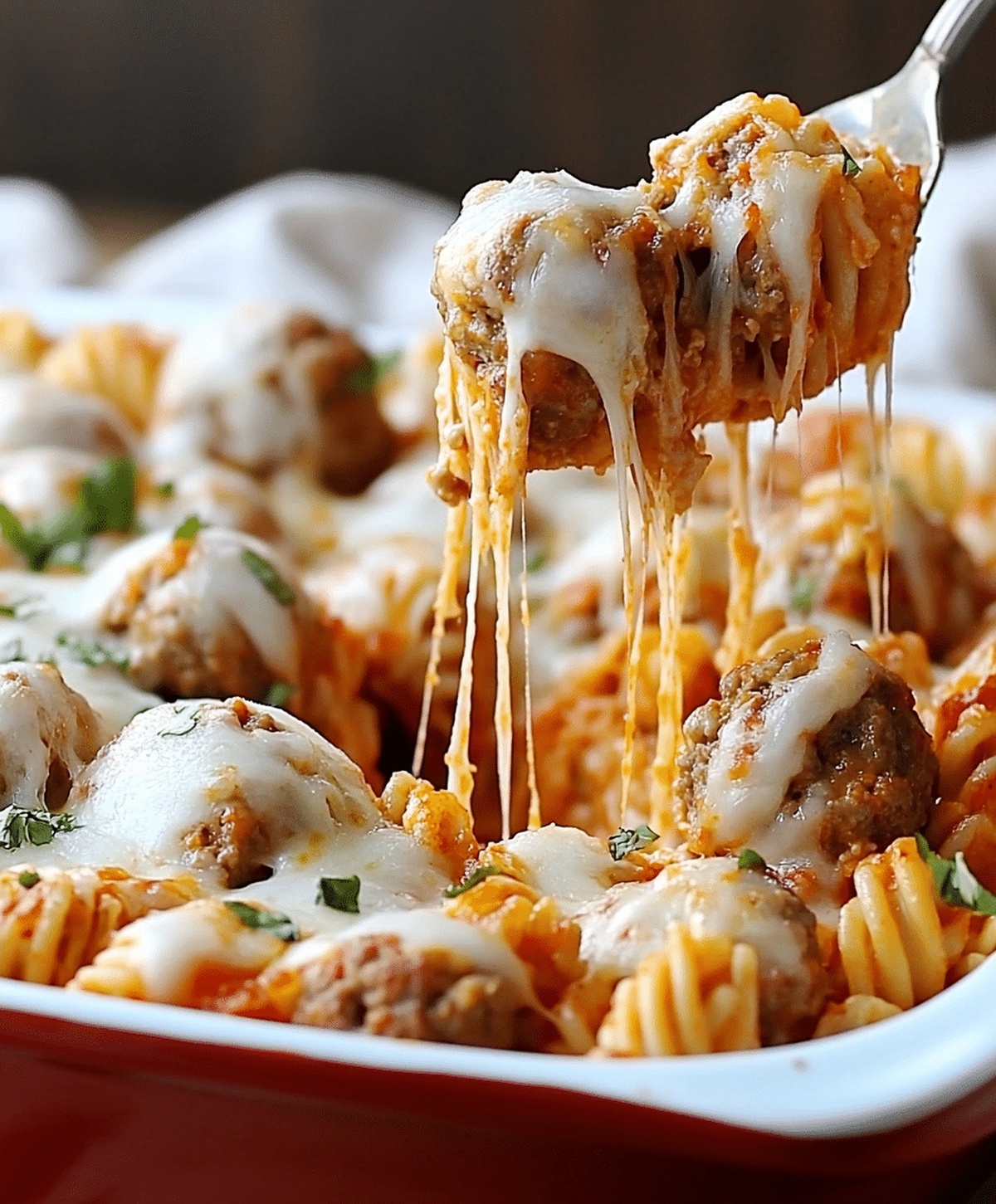 Quick Dump And Bake Meatball Casserole Recipe