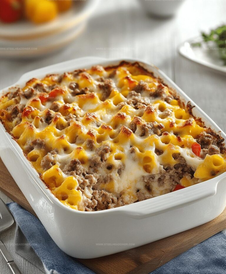 Easy Hamburger Supreme Casserole Recipe