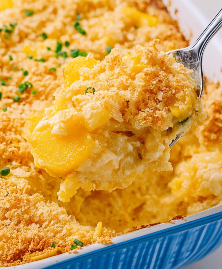 Easy Yellow Squash Casserole Recipe