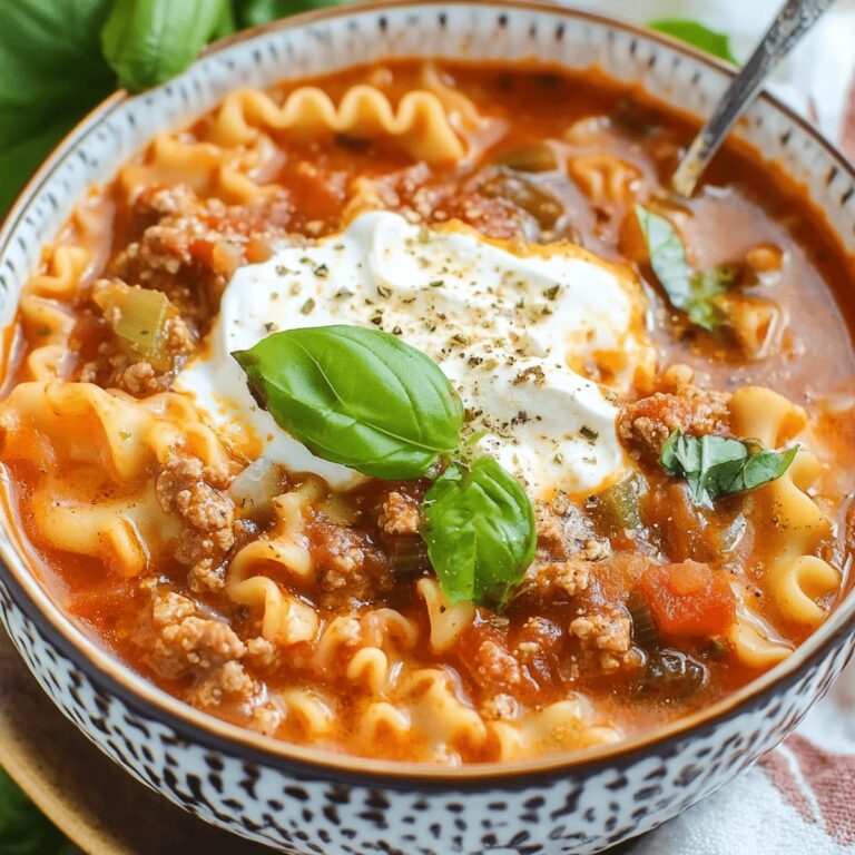 Hearty Lasagna Soup Recipe