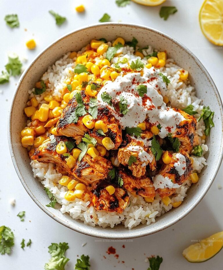 Street Corn Chicken Rice Bowl Recipe