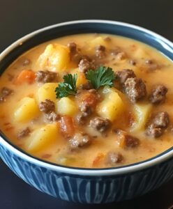 Hearty Potato & Hamburger Soup Recipe
