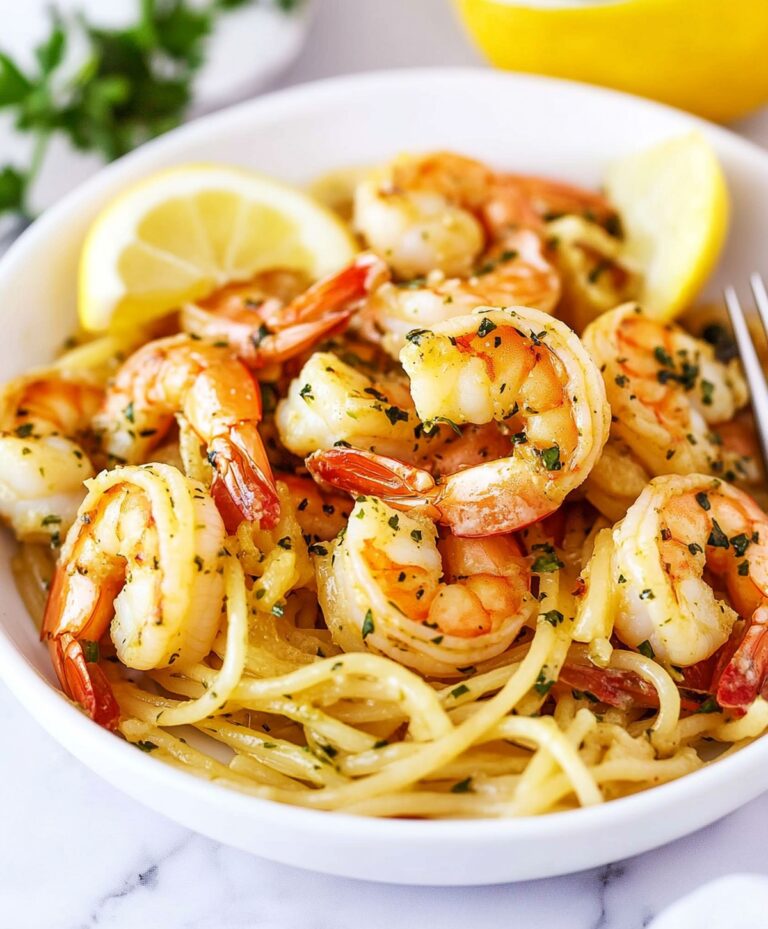 Quick Garlic Butter Shrimp Scampi Recipe