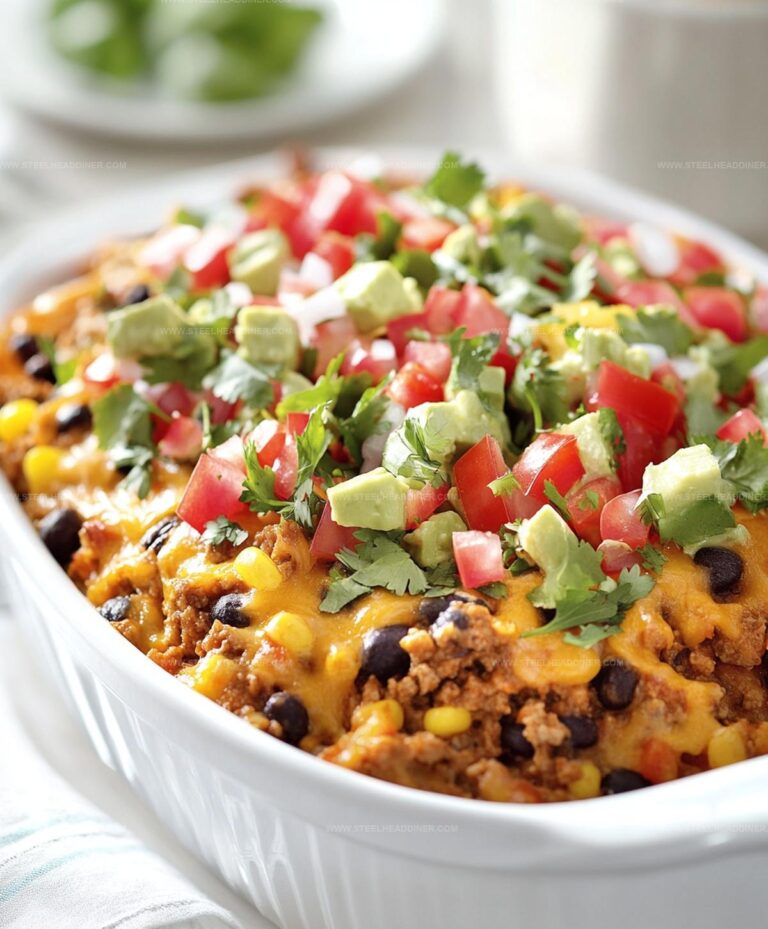 Taco Casserole With Tortillas Recipe