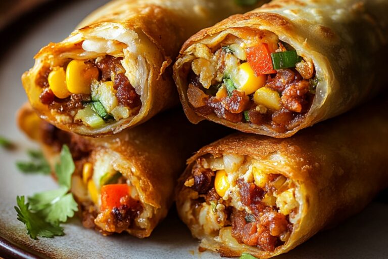 Tex-Mex Inspired Egg Rolls Recipe