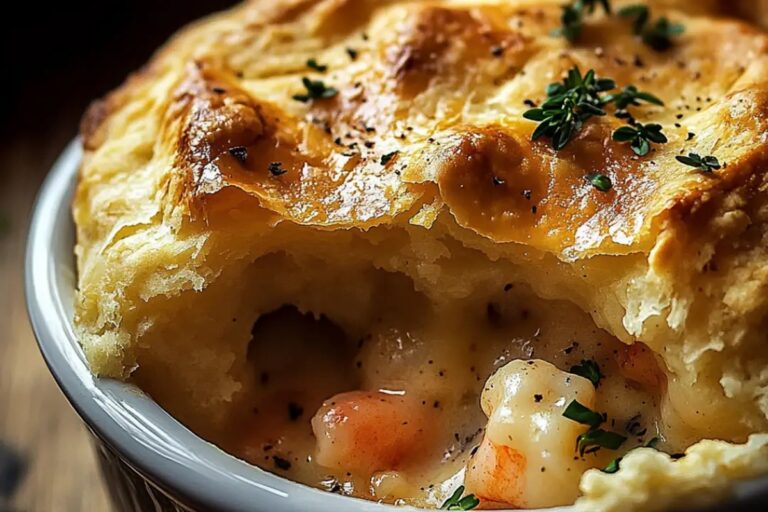 Cheddar Bay Biscuit Seafood Pot Pie Recipe