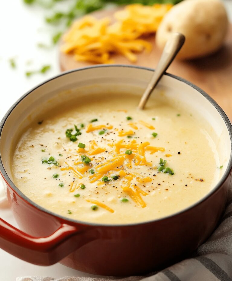 Cheesy Potato Soup Recipe