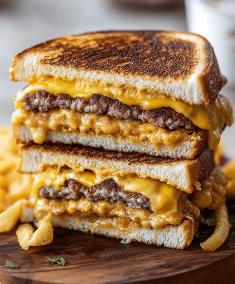 Grilled Cheese Patty Melts Recipe