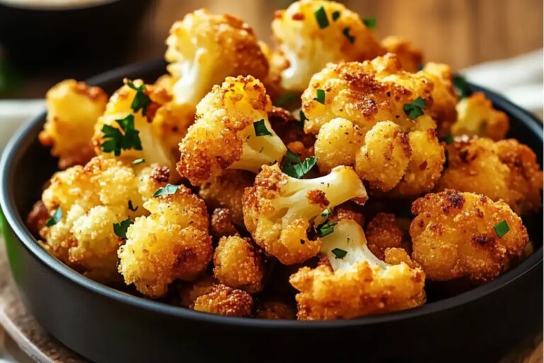 Golden Crispy Cauliflower Bites Recipe