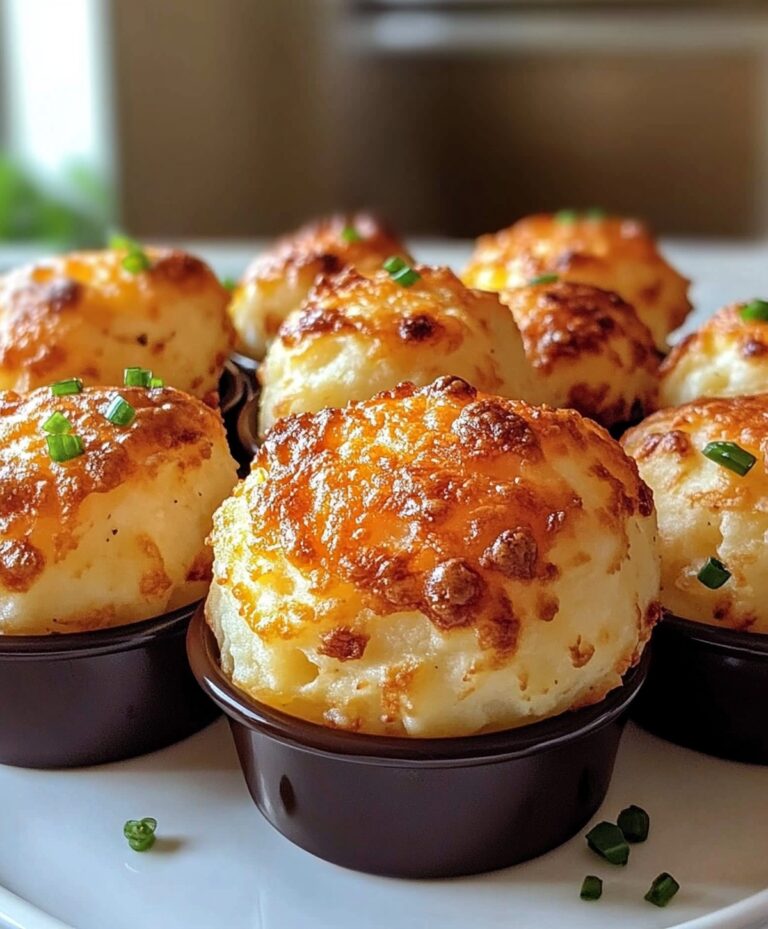 Easy Cheesy Mashed Potato Puffs Recipe