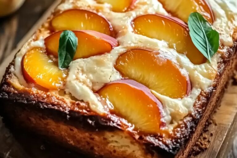 Peaches And Cream Cheese Loaf Recipe