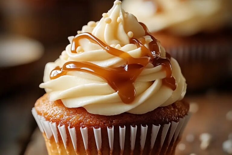 Salted Caramel Cream Cheese Cupcakes Recipe