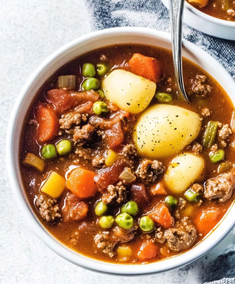 Comforting Crockpot Cowboy Stew Recipe