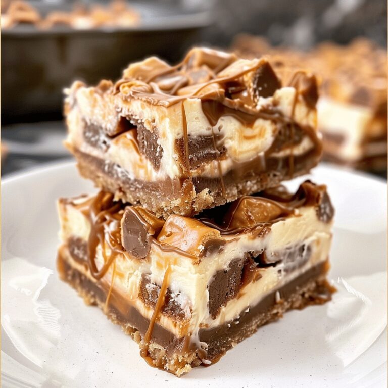 Rolo Cheesecake Bars Recipe