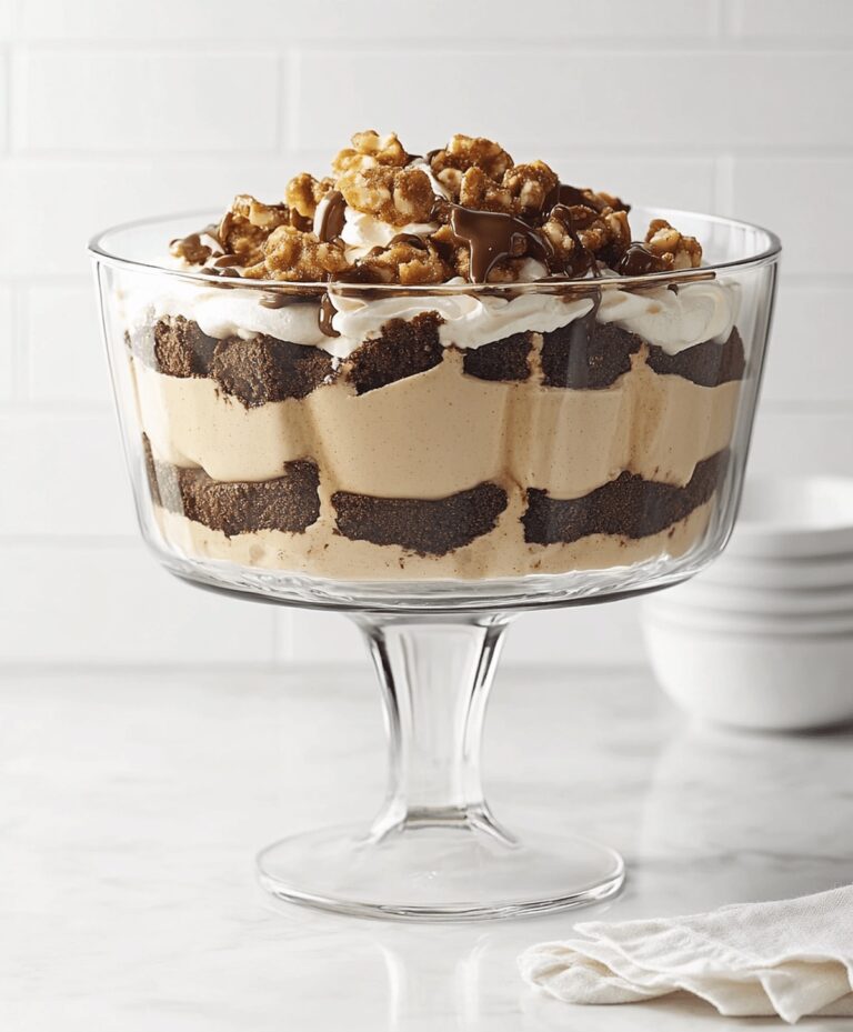 Peanut Butter Fudge Brownie Trifle Recipe