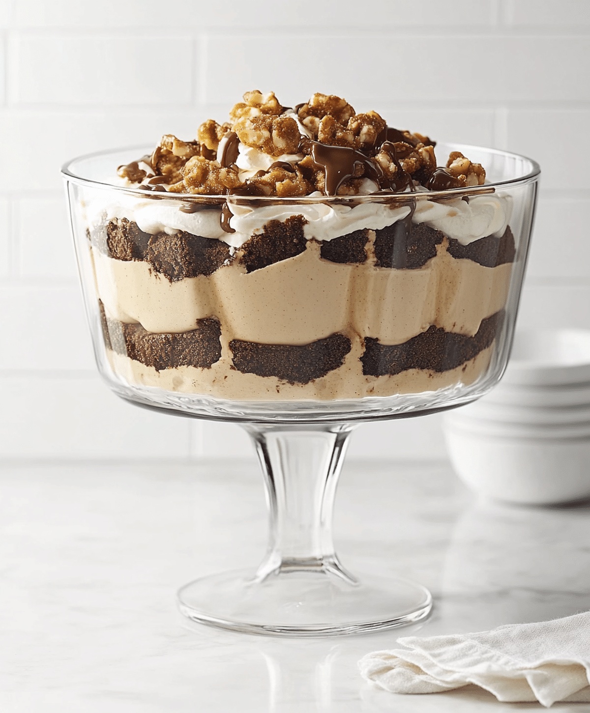 Peanut Butter Fudge Brownie Trifle Recipe