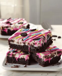 Delicious Birthday Cake Oreo Fudge Brownies Recipe