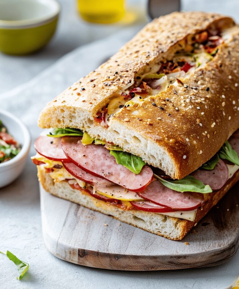 Toasted Italian Sandwich Recipe