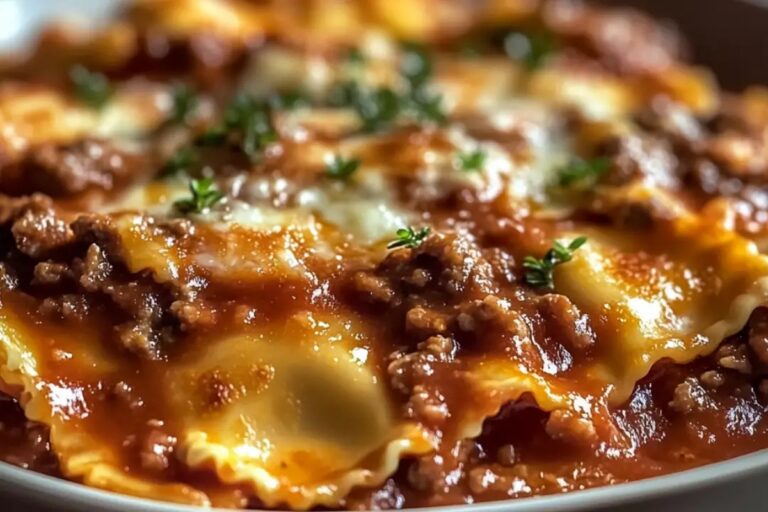 Crockpot Ravioli Lasagna Recipe