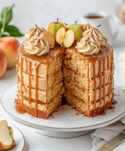 The Best Caramel Apple Spice Cake Recipe