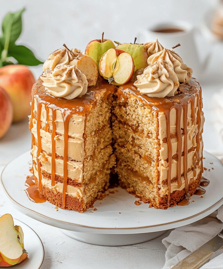 The Best Caramel Apple Spice Cake Recipe
