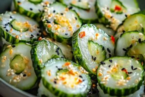 Easy California Roll Cucumber Salad Recipe