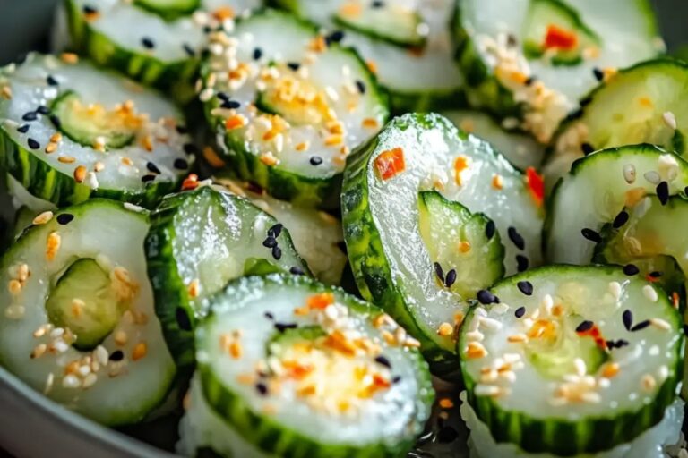 Easy California Roll Cucumber Salad Recipe