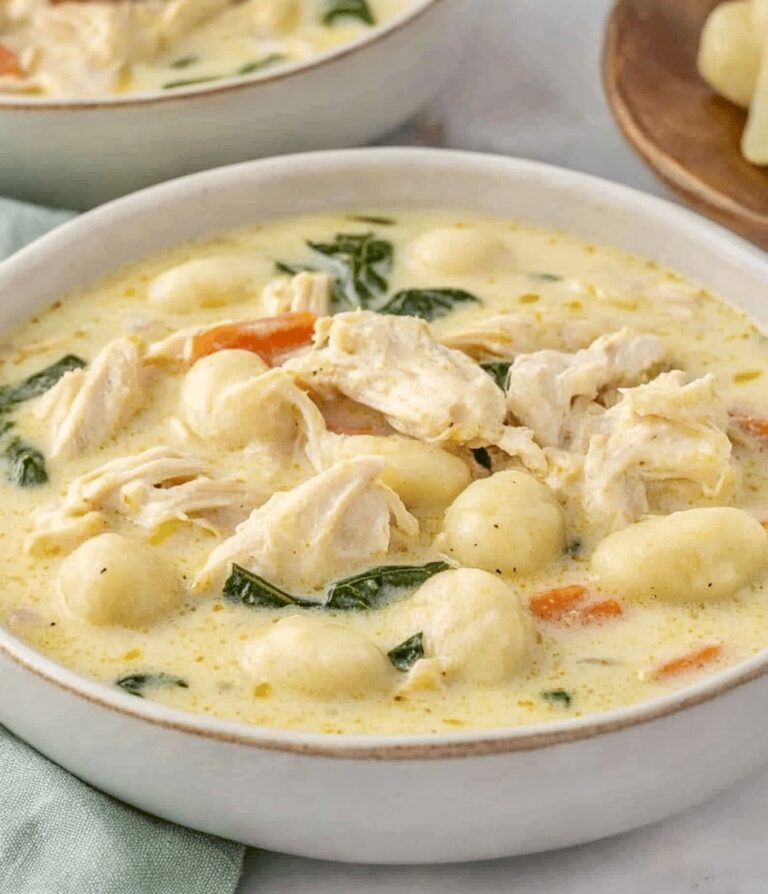 Creamy Chicken Gnocchi Soup Recipe