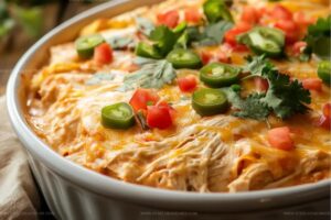 Creamy Chicken Enchilada Casserole Recipe
