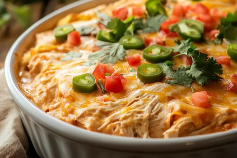 Creamy Chicken Enchilada Casserole Recipe