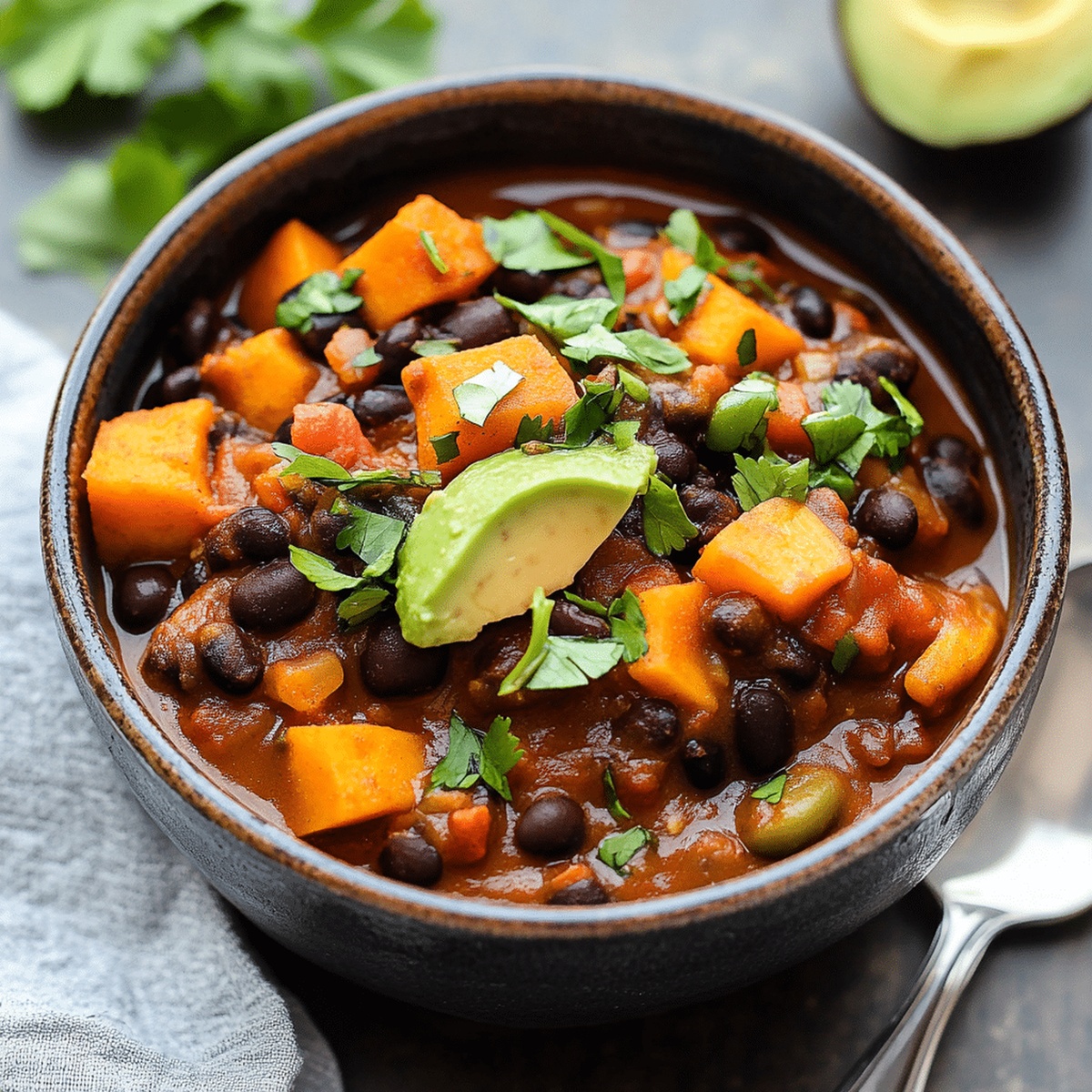 Sweet Potato Black Bean Chili Recipe