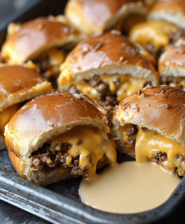 Easy Cheeseburger Sliders With Hawaiian Rolls Recipe