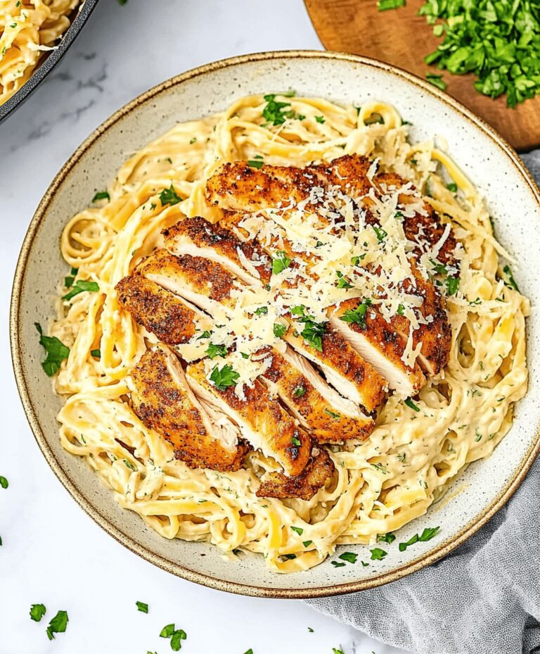 Crispy Chicken With Creamy Pasta Recipe