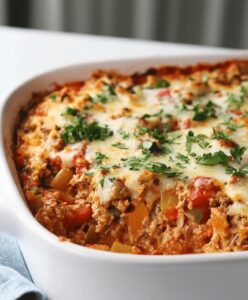 Quick And Simple Stuffed Pepper Casserole Recipe