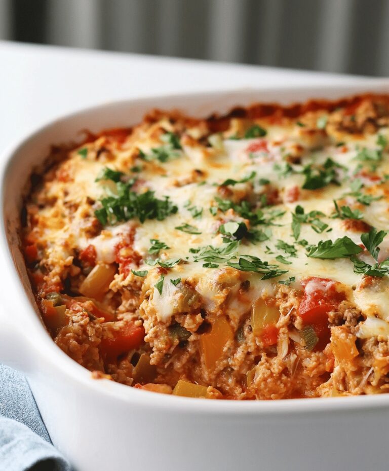 Quick And Simple Stuffed Pepper Casserole Recipe