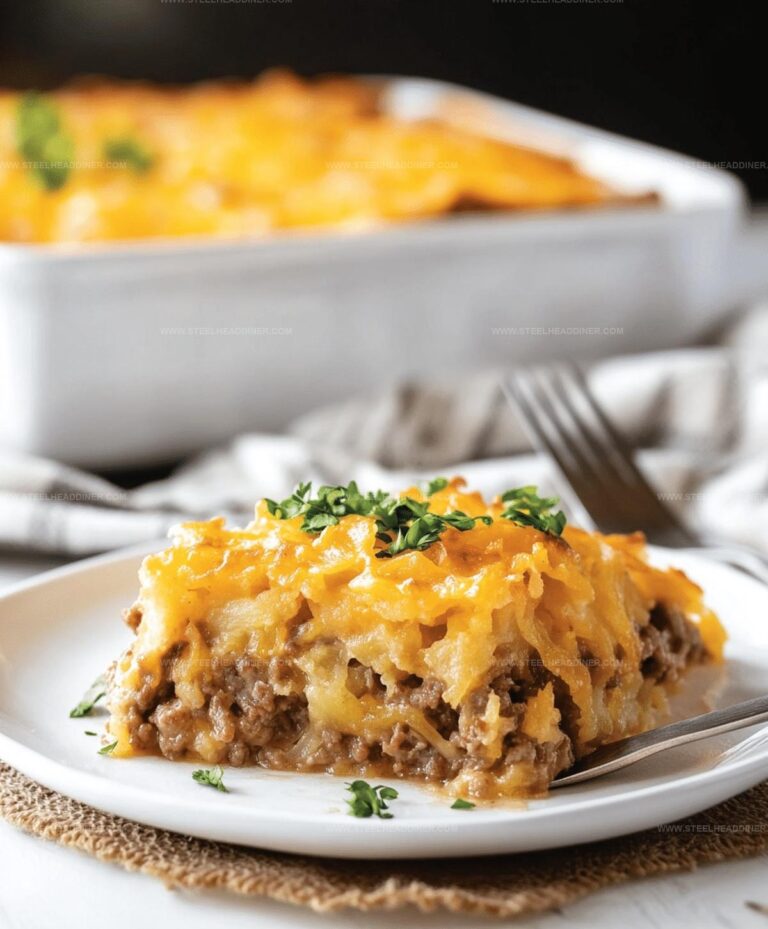 Hamburger Hashbrown Casserole Recipe