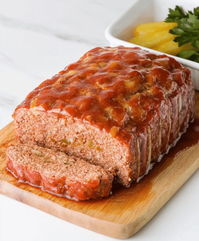 Easy Copycat Cracker Barrel Meatloaf Recipe