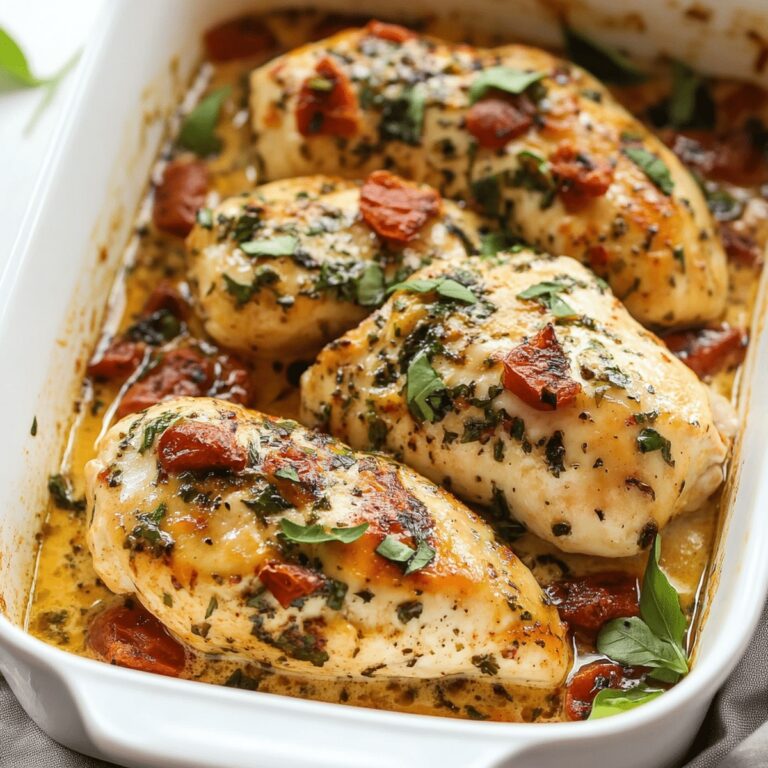Baked Tuscan Chicken Breasts Recipe