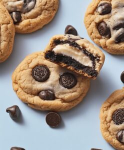 Oreo Stuffed Chocolate Chip Cookies Recipe