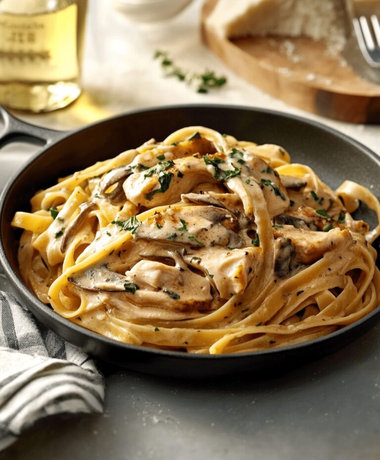 Simple Chicken Marsala Pasta Recipe