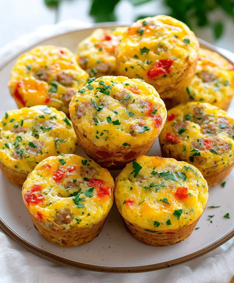 Easy Sausage Breakfast Muffins Recipe