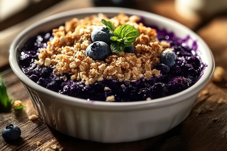 Blueberry Crumble Recipe