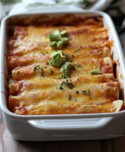 Cheesy Chicken Enchiladas Recipe
