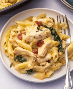 Tuscan Chicken Pasta Bake Recipe