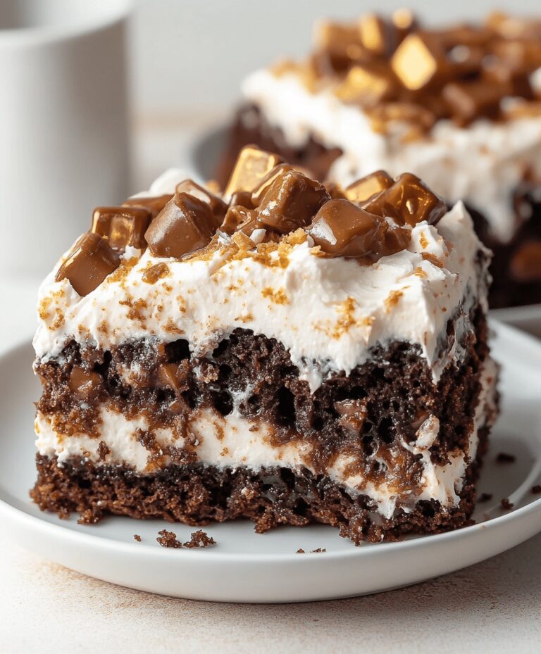 Heath Bar Poke Cake Recipe