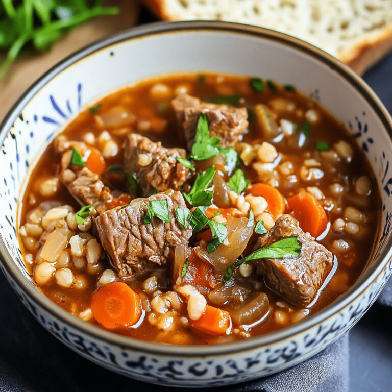Beef Barley Soup Recipe