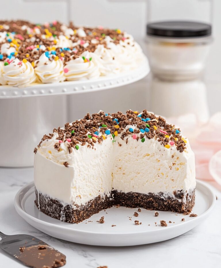 Ice Cream Cake With Cookie Crunch Recipe