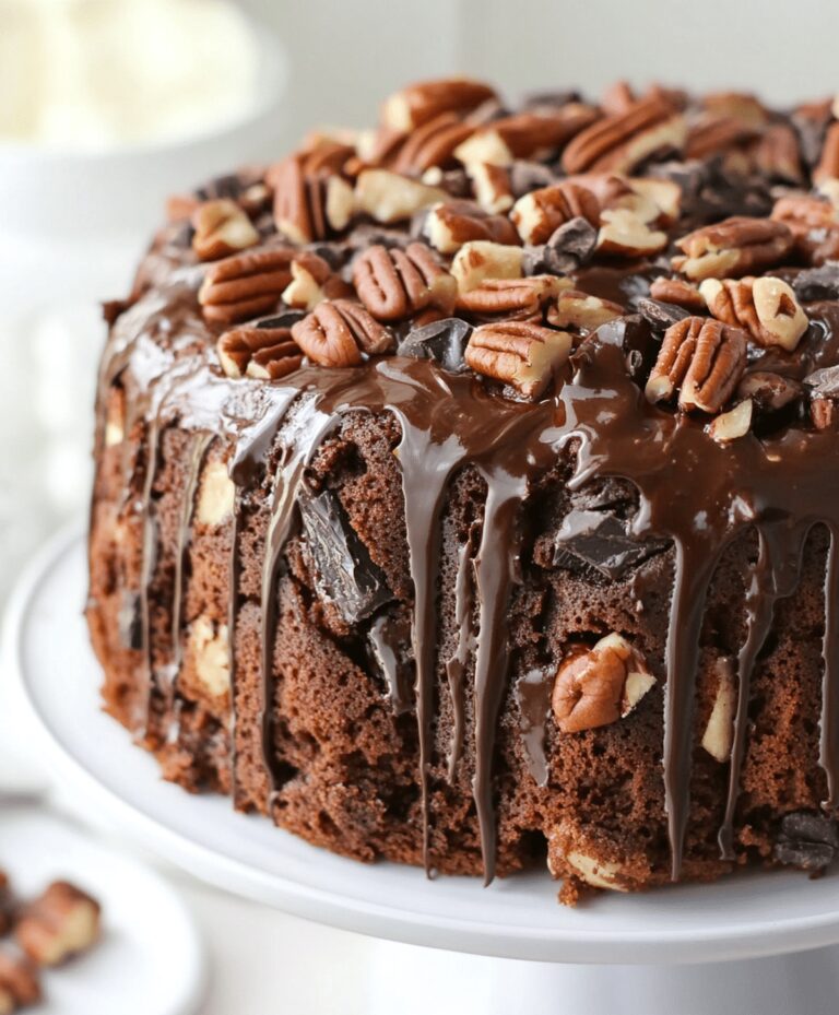 Indulgent Chocolate Pecan Dream Cake Recipe