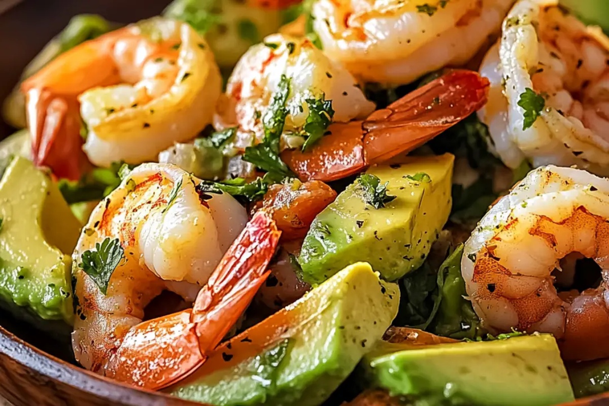 Zesty Lime Shrimp And Avocado Salad Recipe