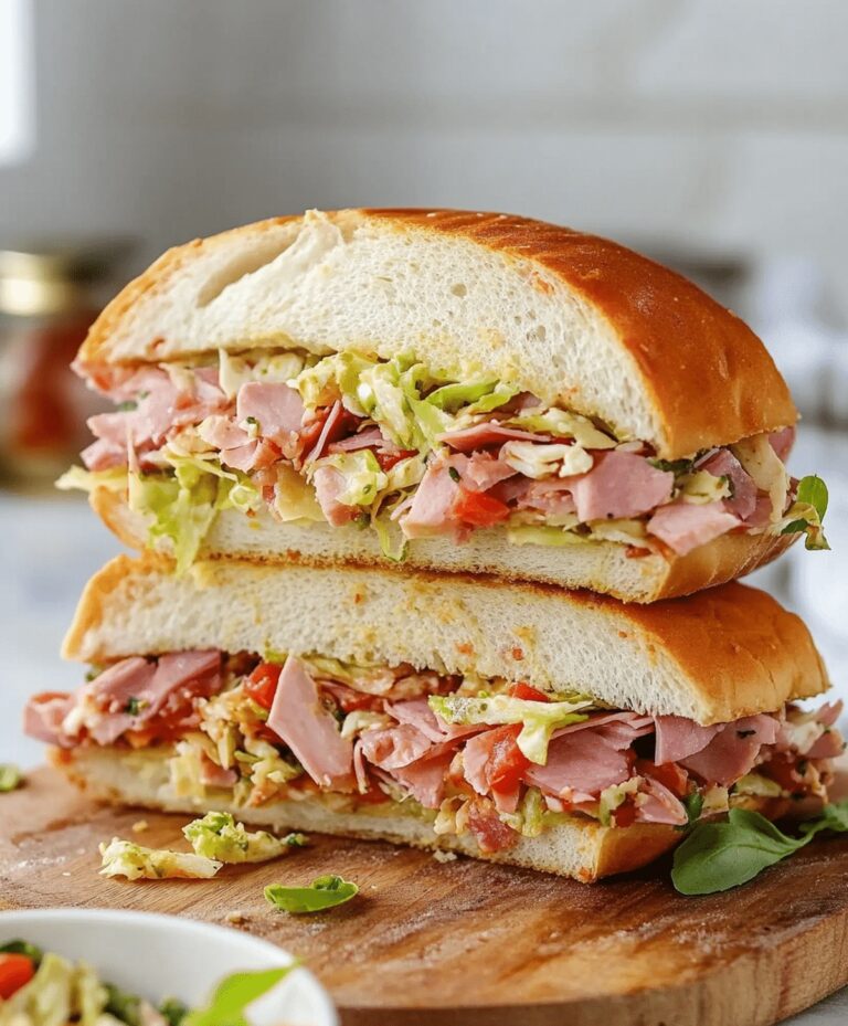 Tiktok Viral Chopped Italian Sandwich Recipe